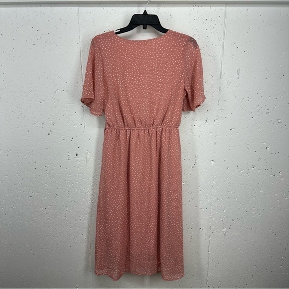 By the River size Medium Pink Polka Dot Dress - Picture 8 of 16